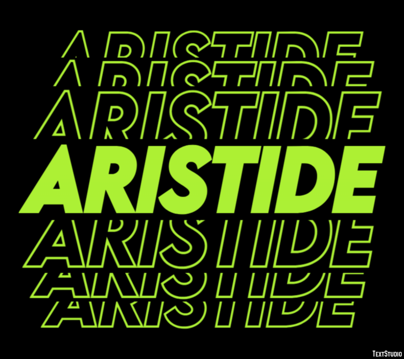 Aristide Text Effect