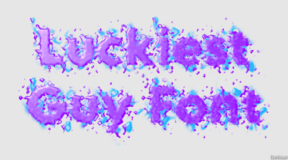 Luckiest Guy Font Text Effect