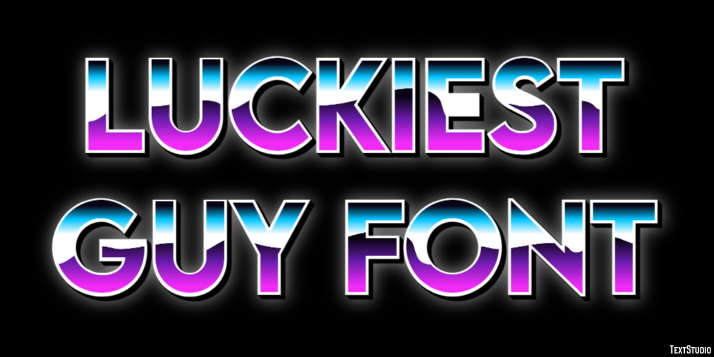 Luckiest Guy Font Text Effect