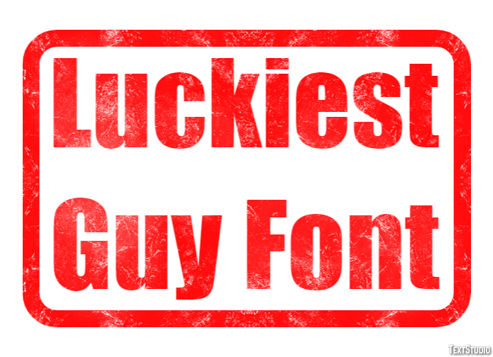 Luckiest Guy Font Text Effect