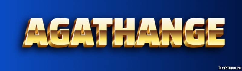 Agathange Effet de texte