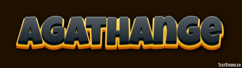 Agathange Effet de texte
