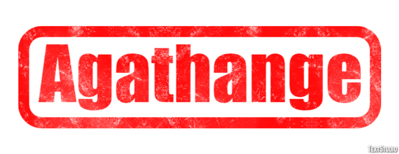 Agathange Effet de texte