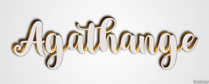 Agathange Effet de Texte