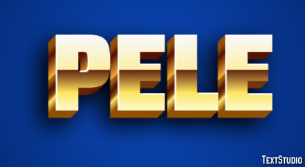 Pele Efeito de texto
