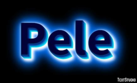 Pele Efeito do texto