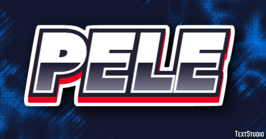 Pele Efeito de texto