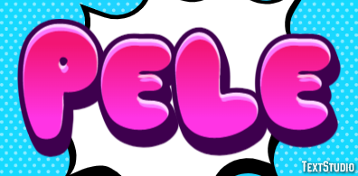 Pele Efeito de texto