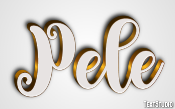 Pele Efeito de texto