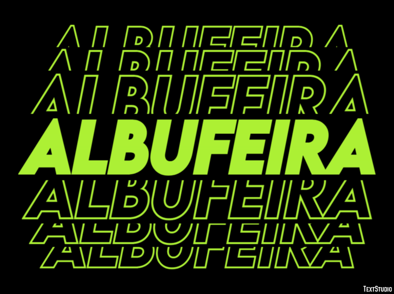 Albufeira Text Effect