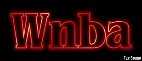 Wnba Text effect
