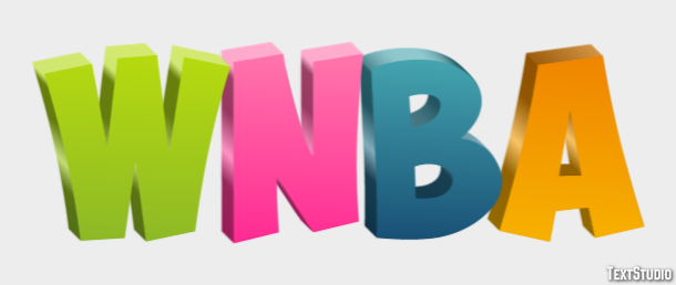 Wnba Text effect