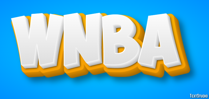 Wnba Text effect