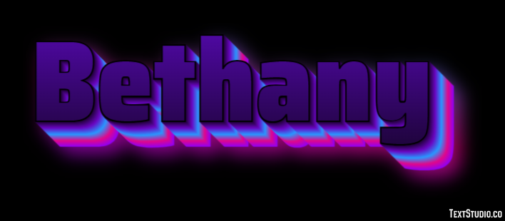 Bethany テキスト効果