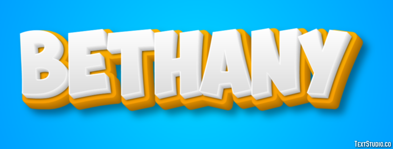 Bethany Texteffekt
