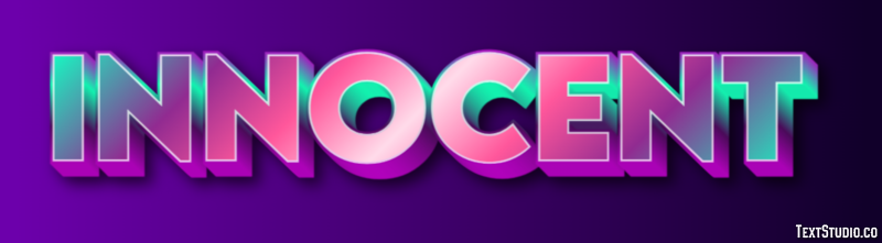 Innocent Text effect