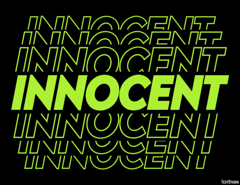 Innocent Texteffekt