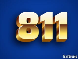 811 Text Effect