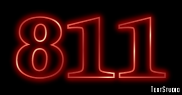 811 Text Effect