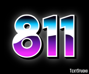 811 Tekst Effect