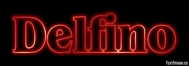 Delfino Effetto testo