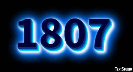 1807 Text Effect