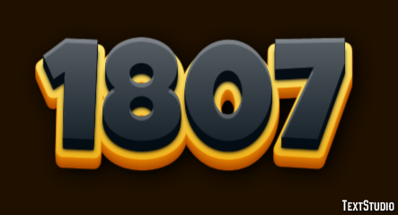 1807 Text Effect