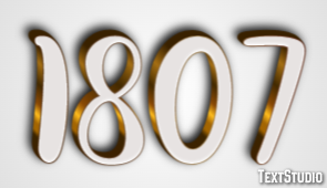1807 Text Effect