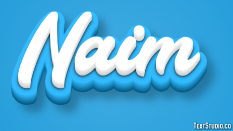 Naim Эффект текста