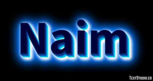 Naim Эффект текста
