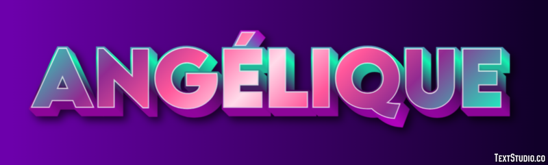 Angélique Efecto de Texto