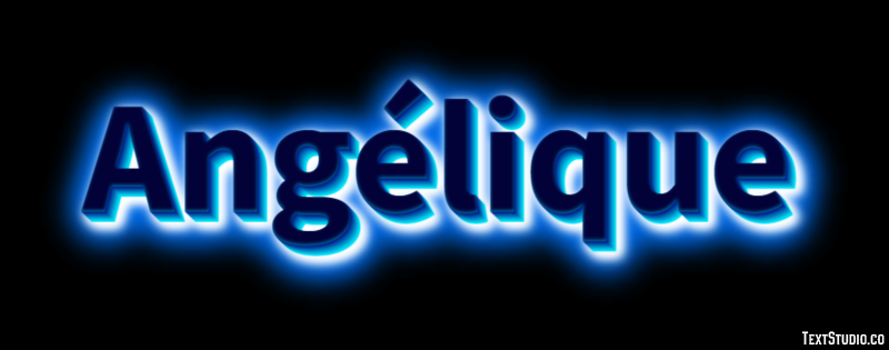 Angélique Efeito de texto