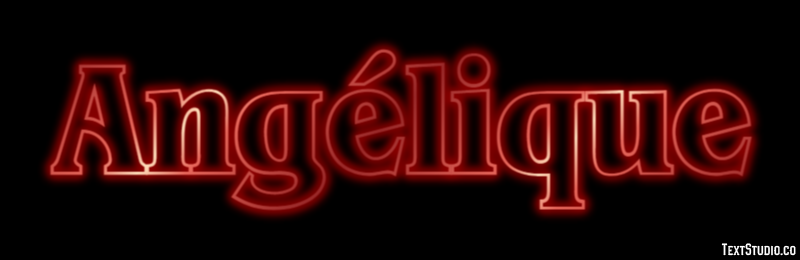 Angélique Efecto de Texto