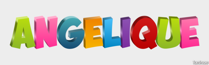 Angélique Efecto de Texto