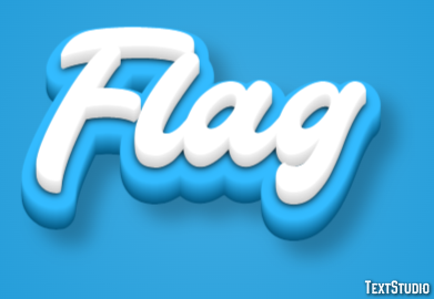 Flag Text Effect