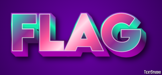 Flag Text Effect
