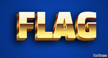 Flag Text Effect