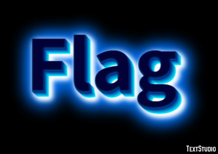 Flag Text Effect