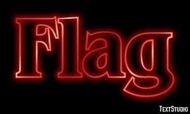 Flag Text Effect
