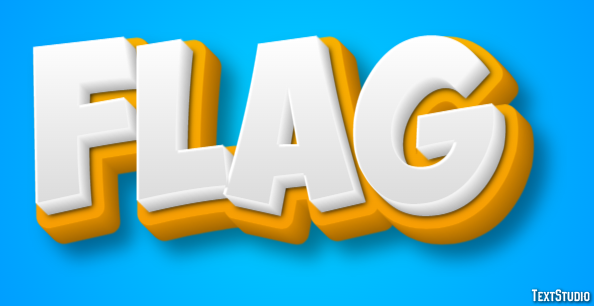 Flag Text Effect