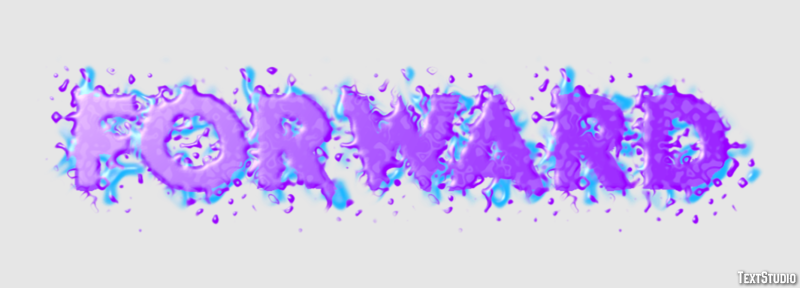 Forward Эффект текста