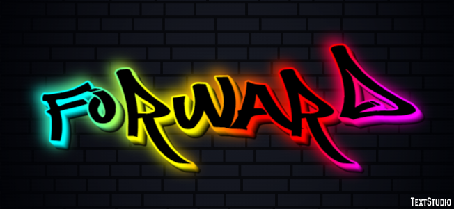 Forward Text Effect