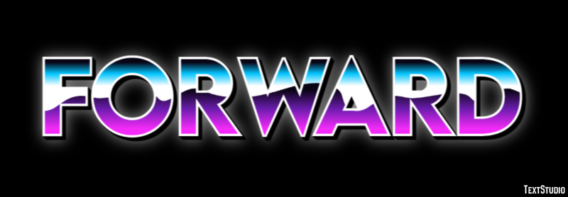 Forward Эффект текста