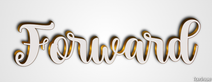 Forward Text Effect