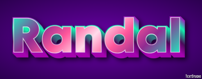 Randal Efecto de Texto