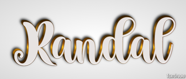 Randal Effetto testo