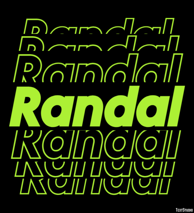 Randal Effetto testo