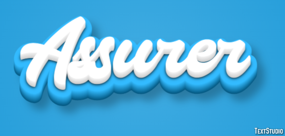 Assurer Texteffekt
