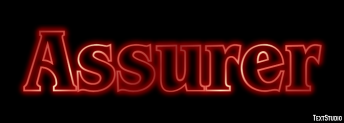 Assurer Texteffekt