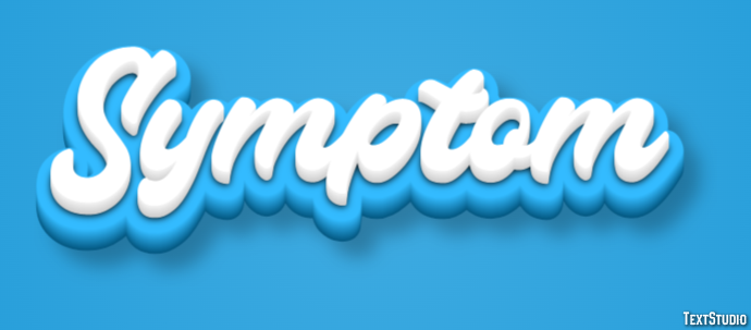 Symptom Text Effect